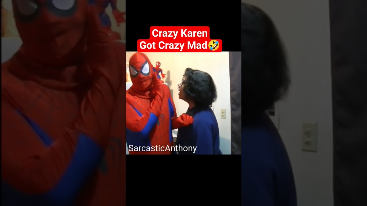 Сумасшедшая Карен разозлилась на меня и устроила безумную драку 🤣😭😭 