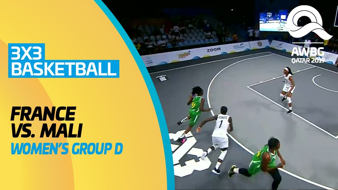 3x3 Basketball France vs Mali Women's Group D Match ANOC World