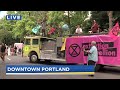 Portland Protesters Block Traffic for Climate Action 🌍