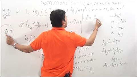 PROGRESSIONS-1 IIT-JEE Previous year question solution with Trick