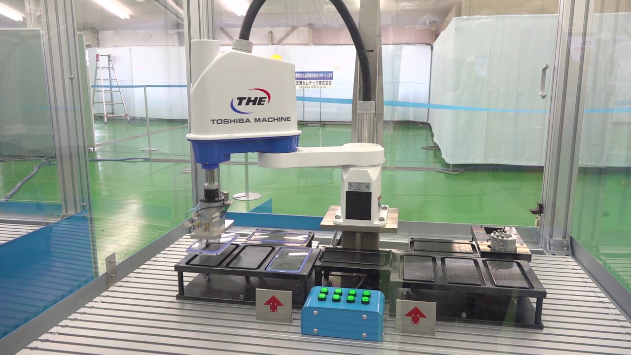スカラロボットTHE400 高速・高加速度デモ （ソリューションフェア2018