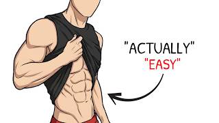 The ONLY 4 excercise you need to get RIPPED abs (Home workout)