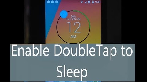 How to enable Double Tap to Sleep on ANY android WITHOUT root