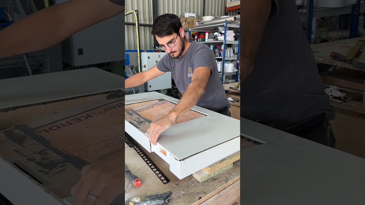 Réaliser un plan vasque sur-mesure