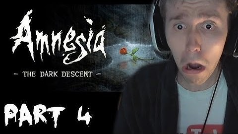 WATER PART! Amnesia The Dark Descent Walkthrough Part 4 w/ Facecam & Reactions