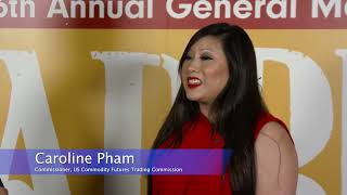 ISDA AGM Studio: Scott O’Malia and CFTC Commissioner Caroline Pham