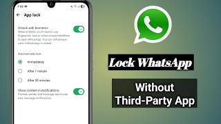 How To Lock WhatsApp App | Secure Your Chats Without Any App screenshot 2