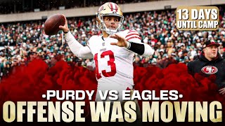 🎥 Watch how Brock Purdy EFFICIENT vs Eagles before injury — 49ers' 13-day countdown