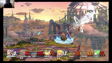 Mario Level 50 FP VS level 1 CPU 8 Players