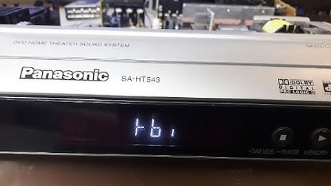 Ремонт DVD системы домашнего кинотеатра SA-HT 543. Ошибка F61.