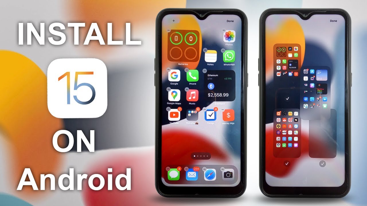 Can we install IOS 15 on Android?
