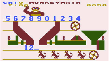 Monkeymath for the Atari 8-bit family
