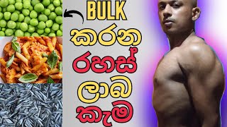 BULK කරන ලාබ කැම GYM කොල්ලන්ට අවශ්‍ය(part2)|Bodybuilding bulk foods sinhala guide|Bulk foods sinhala