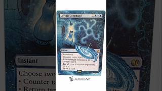 Cryptic Command by FZ AlteredArt #mtgalter #mtgart #magicthegatheringtcg #magicthegatheringcommunity