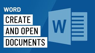 How to create and open word documents files