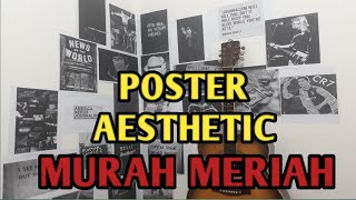 Cara Pasang Poster Aesthetic Minimalis Youtube