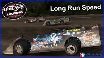WoO Super Late Models at Volusia - Long Run Speed