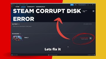How to fix steam corrupt disk error in Windows 11/10