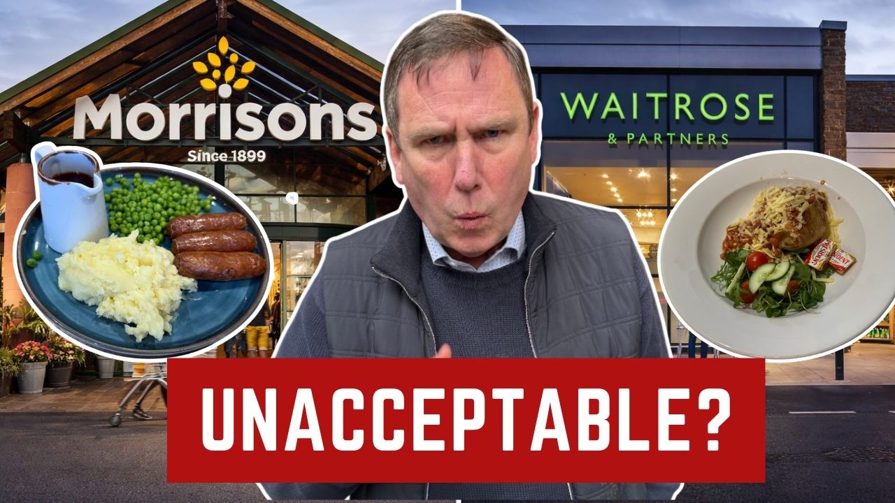I Review Morrisons vs Waitrose Cafe! Is This Unacceptable?