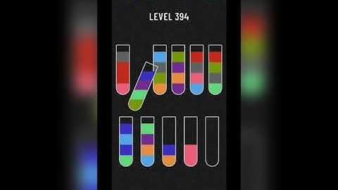 Water sort puzzle level 394