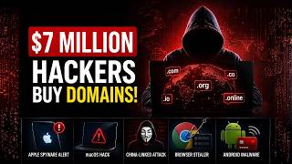 Hackers Spend $7M on Domains! Apple Spyware Alert, macOS Hack & Android Malware