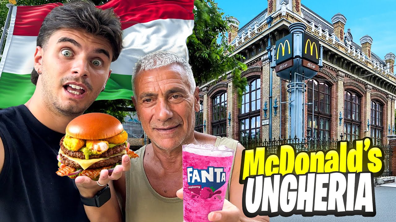 🍔🍟 PROVIAMO IL MCDONALD'S DELL'UNGHERIA 🇭🇺
