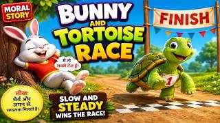 🐰🐢 The Bunny and the Tortoise Race | Moral Story for Kids