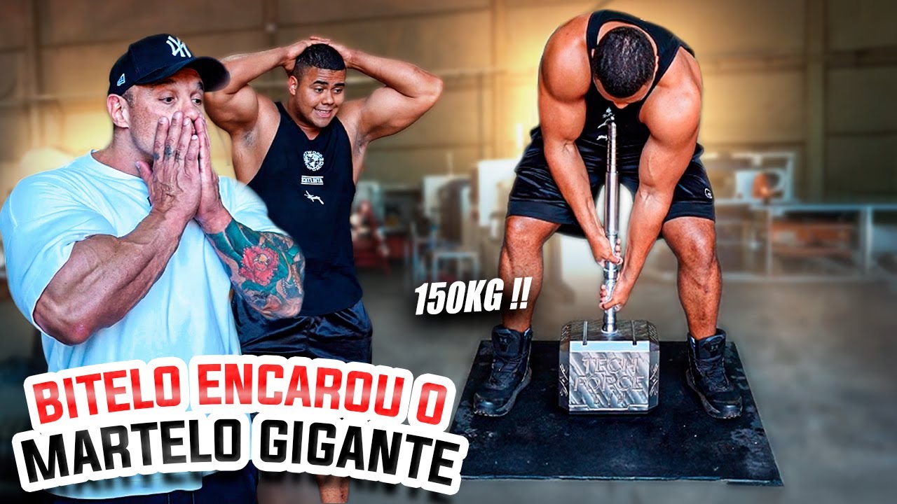 BITELO LEVANTOU O MAIOR MARTELO DO MUNDO