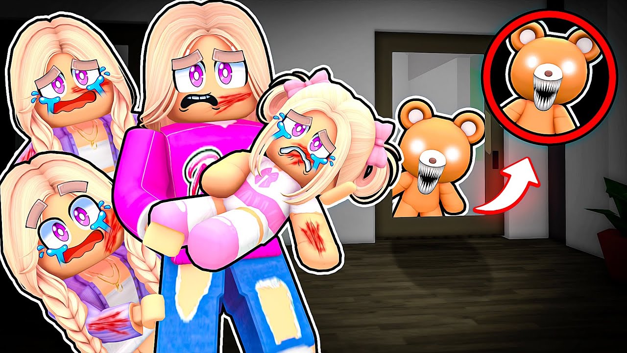 PLUSZAK MAŁEJ AMI ZAATAKOWAŁ NASZ DOM na BROOKHAVEN w ROBLOX!