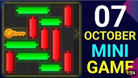 Mini Game Today 7 October Hamster Kombat How To Solve Mini Game Puzzle in Hamster Kombat 100