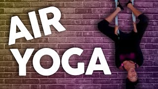 Trying Anti-Gravity Yoga?! (Get Jacked)