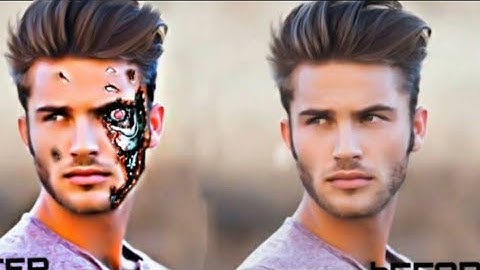 How to make terminator face | picsart editing full tutorial |