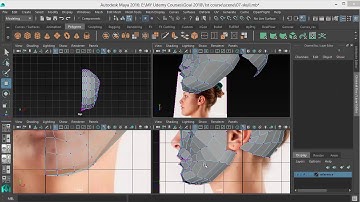 09  Modeling the neck in Maya