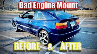 VW Bad Engine Mount Symptoms with Before and After Video