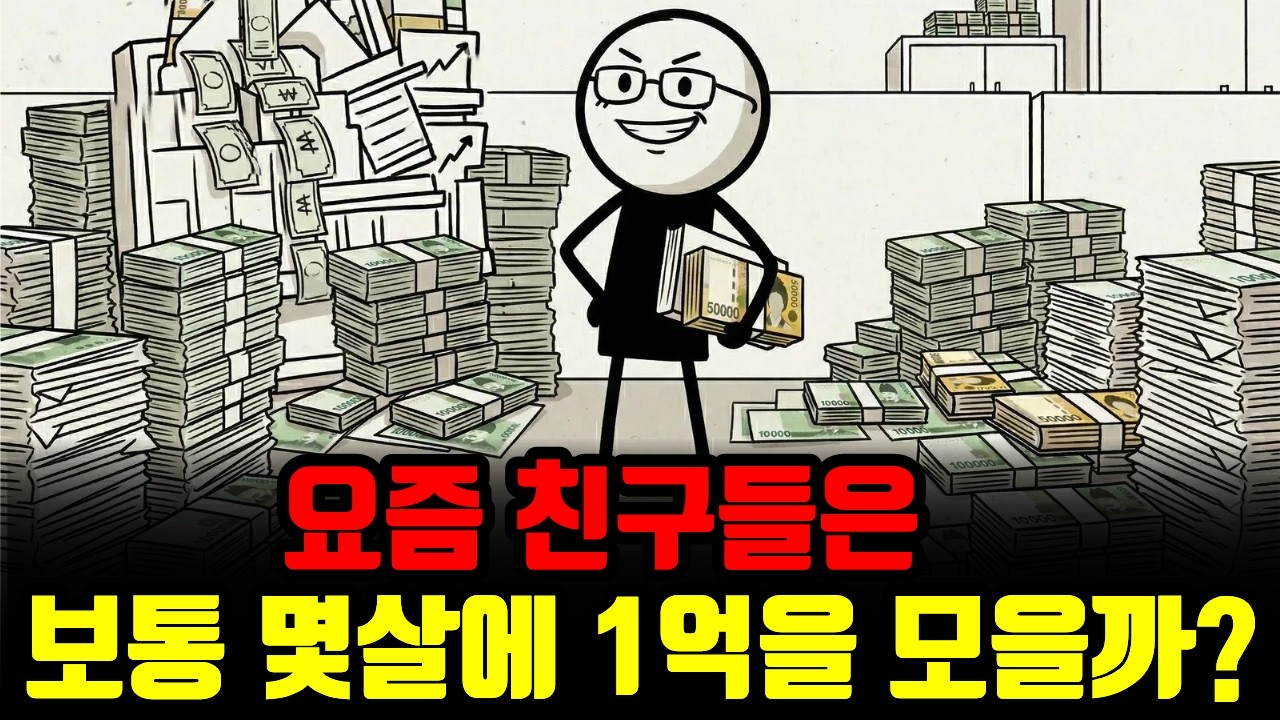 2025년 기준 순자산 1억 모으는 나이, 상위 10% 컷 정확히 알려드립니다