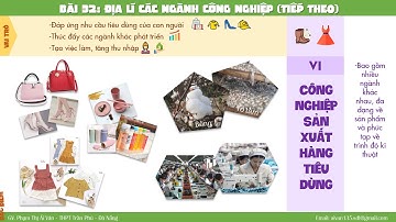 [ĐL10] Bài 32 - Địa lí các ngành công nghiệp (Tiết 2)