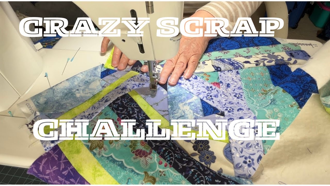 Crazy Quilt Bag - A Scrap Fabric Challenge