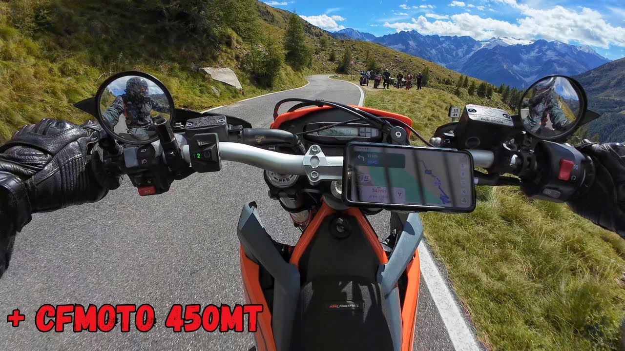 Palby na Stelvio a Gavia Pass | KTM 690 Enduro vs CFMOTO 450 MT | 2/2
