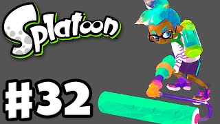 Splatoon - Gameplay Walkthrough Part 32 - Back to the Carbon Roller! (Nintendo Wii U)