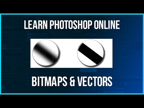 Learn Photoshop Online | Photoshop Basics | Lesson 5 Bitmaps & Vectors