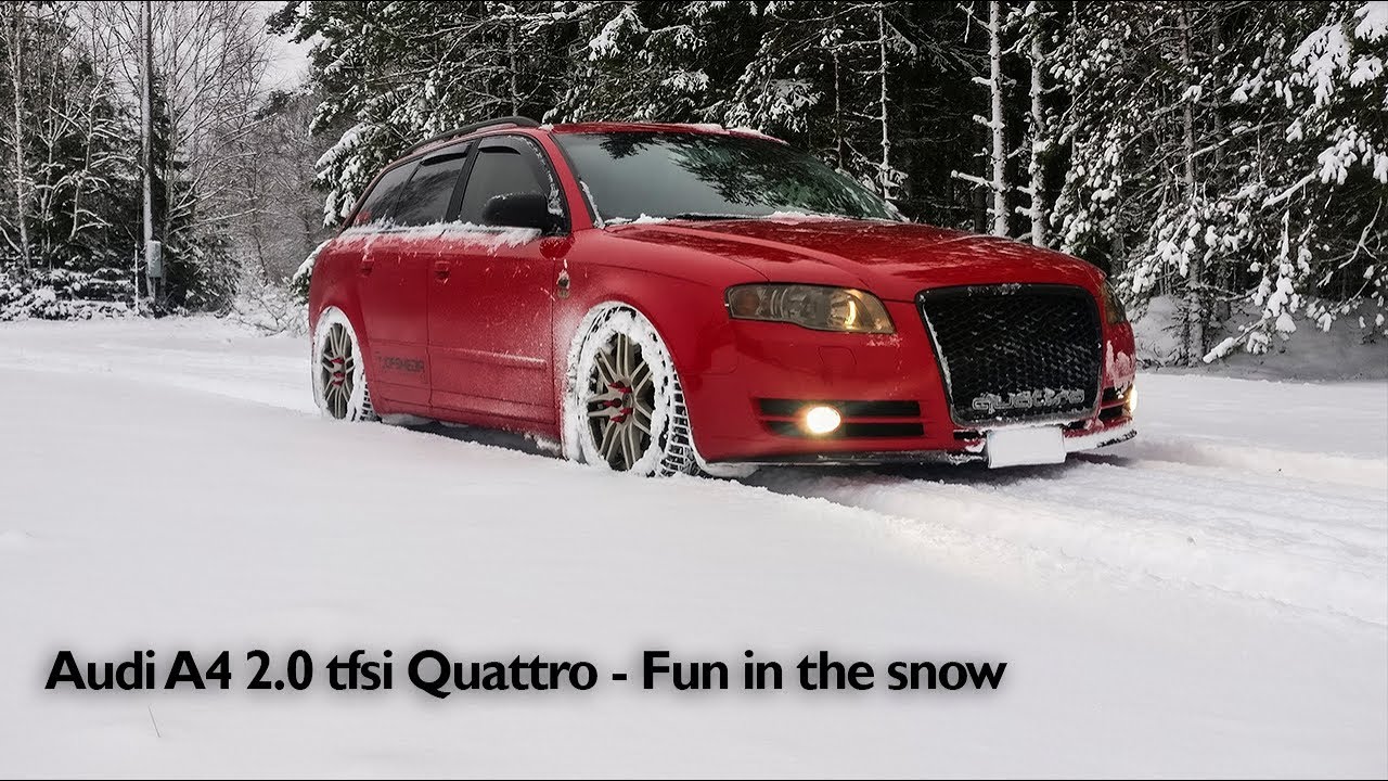 Audi Quattro In The Snow Tjofs Media 4k Youtube