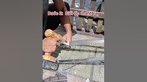 Các bước gắn Motor cổng lùa cơ bản - 0942907379