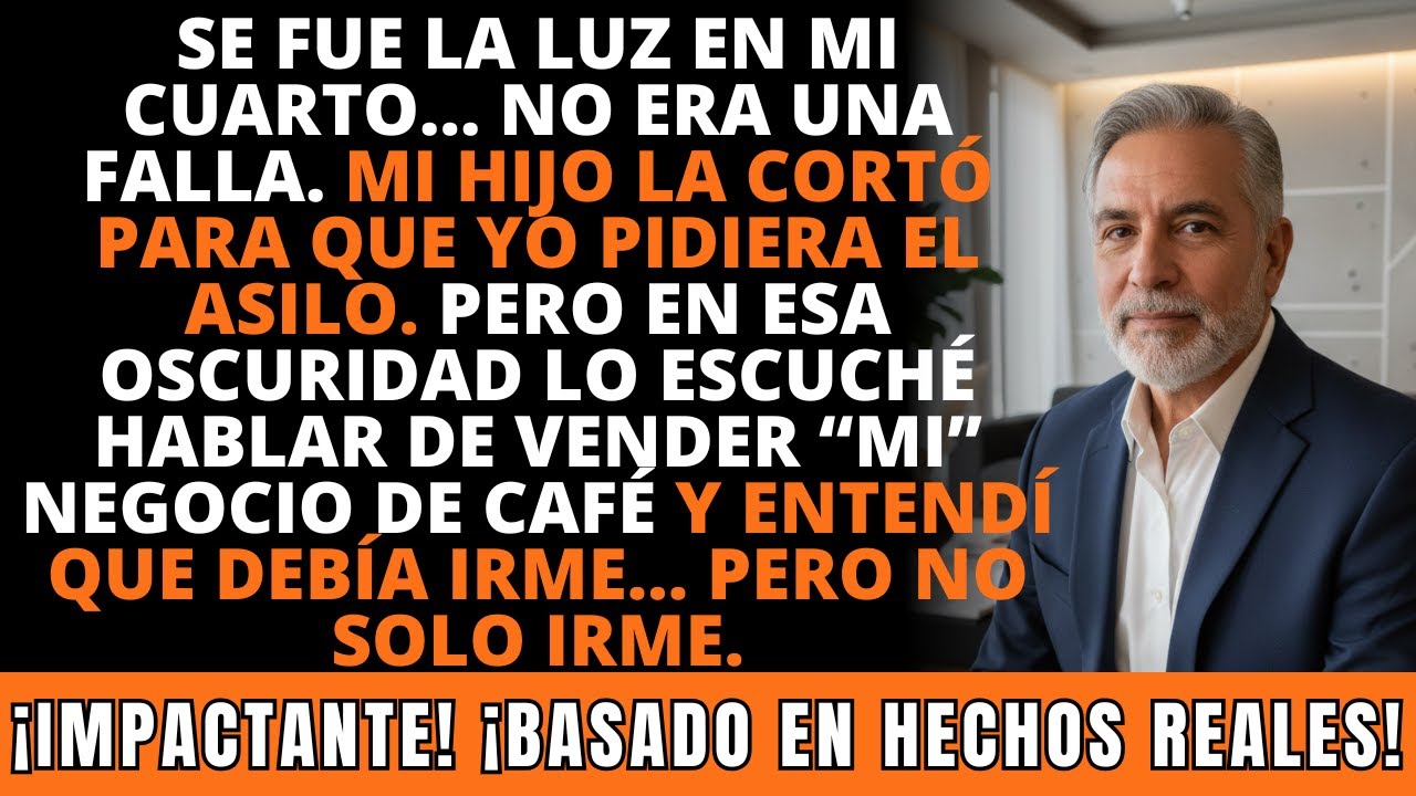 Mi Hijo Me Cortó La Luz Para Que Me Fuera. Vendí Su Negocio De Café Y Huí… IMPACTANTE.