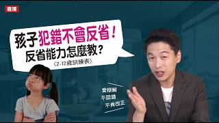 提升自我反省力！各年齡引導法大公開｜腦科學教養研究所ep.83 王宏哲教養育兒寶典