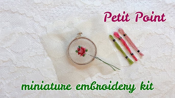 Needlepoint: How to embroider a Petit Point project