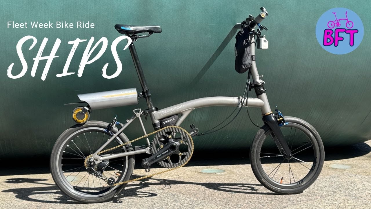 NYC Fleet Week Adventure by Brompton Folding Bikes | Hunting for Ships in the City!