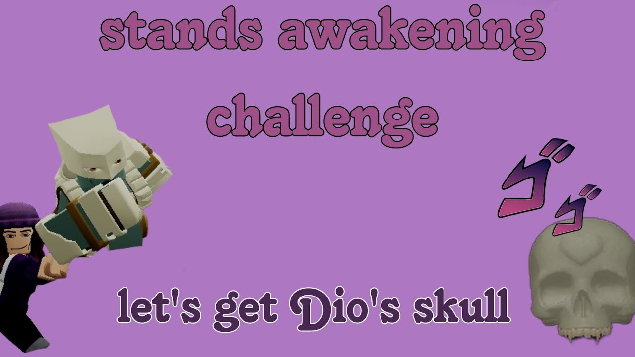 This may not be apart of this Community, But I Just Woke Up To A DIO's  SKULL In Stands Awakening : r/GoCommitDie