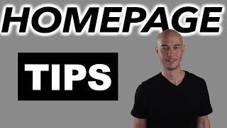 Homepage Tips for Amazon Affiliate Sites (what NOT to do)