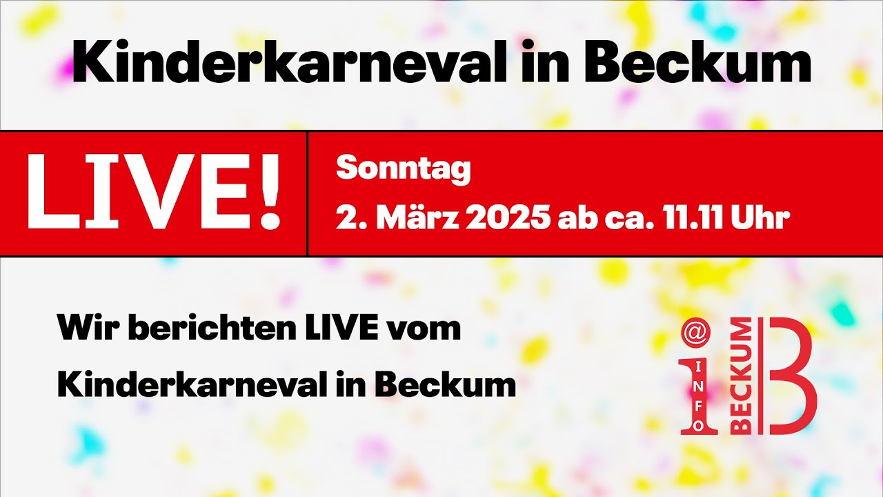 Kinderkarneval 2025 in Beckum am 2. März 2025