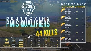 WE ARE NOT HACKERS !! 44 Kills Record Breaking Domination in PMIS In-Game Qualifiers | Pardhan